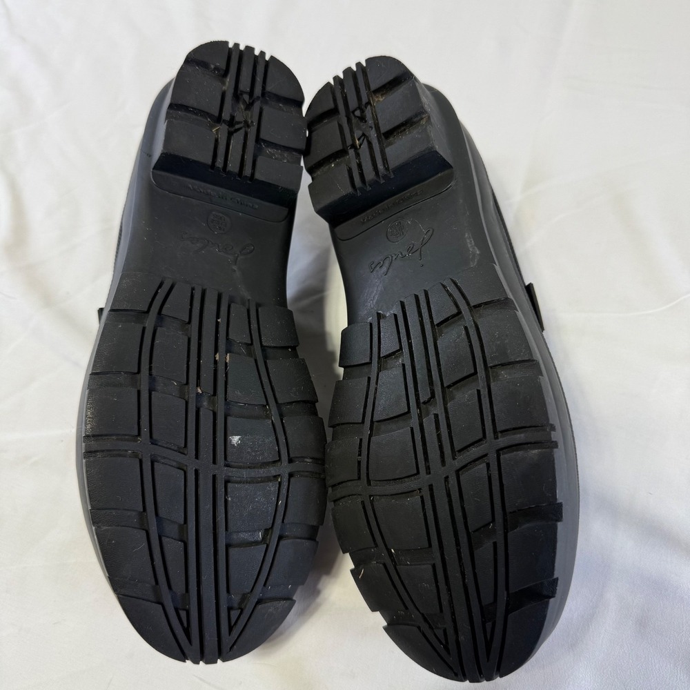 JOULES‎ Butterfly Wellington Boot Clogs Rain Slip Pop On Black Women's Size 6 - Picture 8 of 8